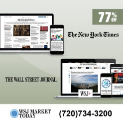 5-Year Combo NYT & WSJ Digital Subscription