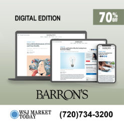 Barron's News Digital Subscription for 2 Years at 70% Off