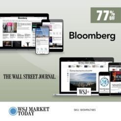 WSJ and Bloomberg Digital Subscription for 3 Years for $354