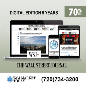 Wall Street Journal Subscription 5-Year For $89