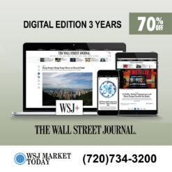 Wall Street Journal Subscription for 3 Years at 70% Off