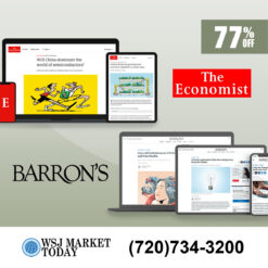 The Economist and Barron's Newspaper Subscription for 3 Years