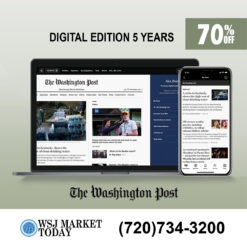 Washington Post Digital Access for 5 Years at 70% Discount