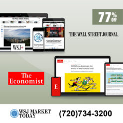 WSJ Digital Subscription and The Economist Subscription for 3 Years
