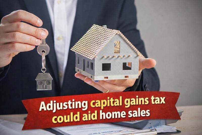 Adjusting capital gains tax could aid home sales