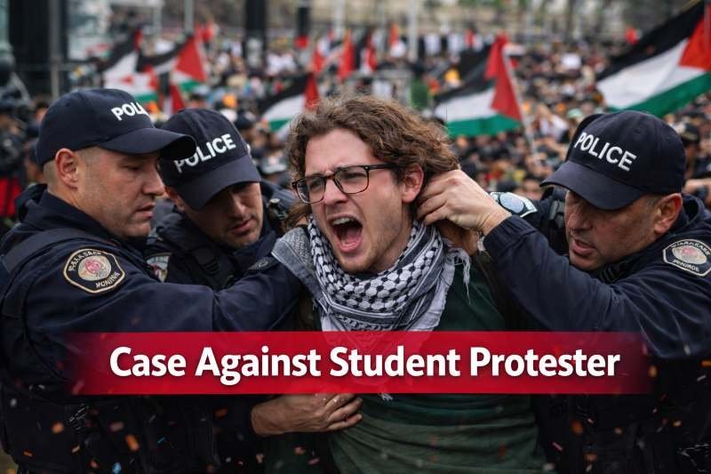 Case Against Student Protester