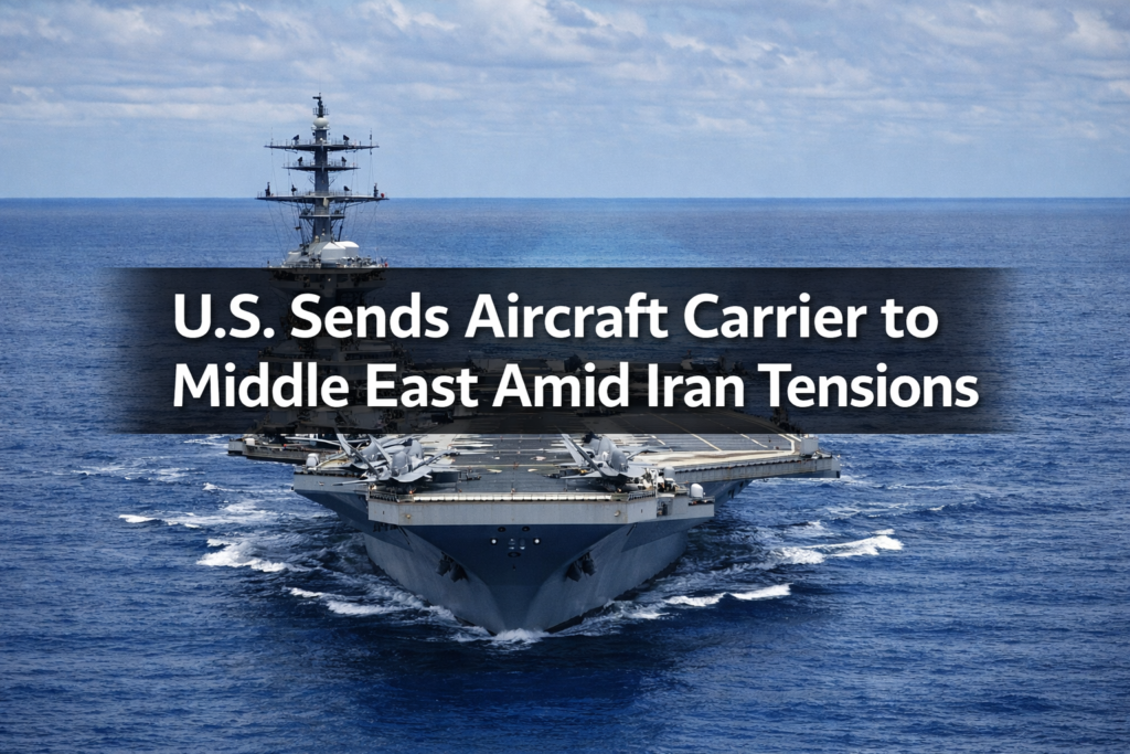 U.S. aircraft carrier Middle East Iran