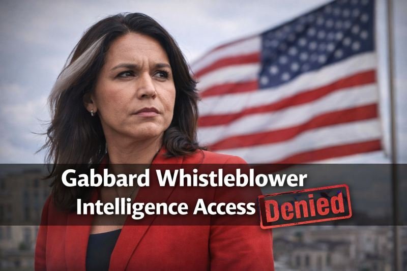 Congressional Access Denied To Gabbard Whistleblower Intelligence