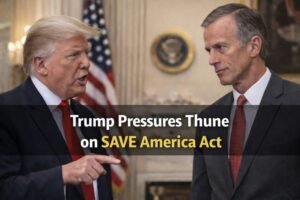 Trump Pressures Thune on SAVE America Act