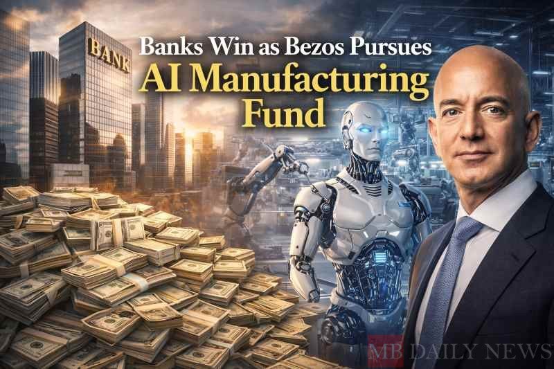 Banks Win as Bezos Pursues AI Manufacturing Fund