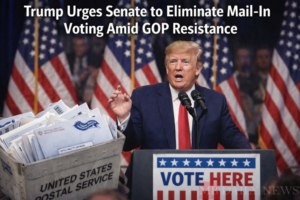 Trump Urges Senate to Eliminate Mail-In Voting Amid GOP Resistance