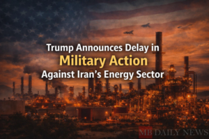 Trump Announces Delay in Military Action Against Iran’s Energy Sector