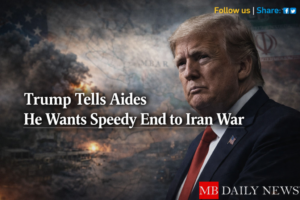 Trump Iran War Speedy End