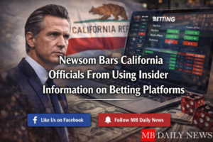 Newsom betting insider information ban
