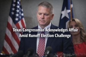 Texas Congressman Acknowledges Affair Amid Runoff Election Challenge