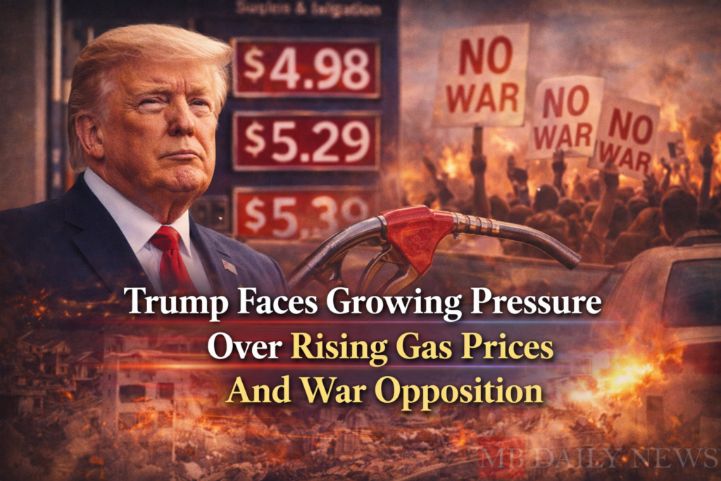 Trump Faces Growing Pressure Over Rising Gas Prices And War Opposition