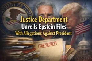 Justice Department Unveils Epstein Files With Allegations Against President