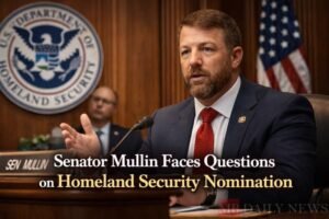 Senator Mullin Faces Questions on Homeland Security Nominat