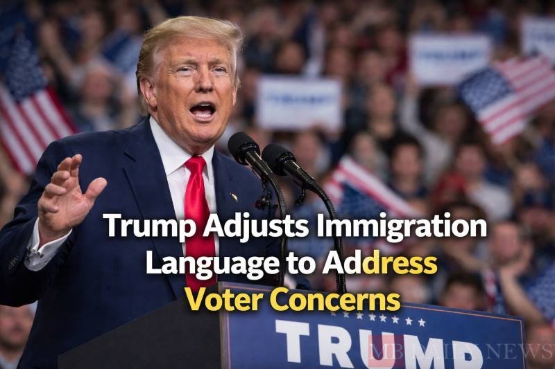 Trump Adjusts Immigration Language to Address Voter Concerns