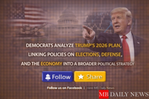 Democrats analyze Trump’s 2026 plan, linking policies on elections, defense, and the economy into a broader political strategy.