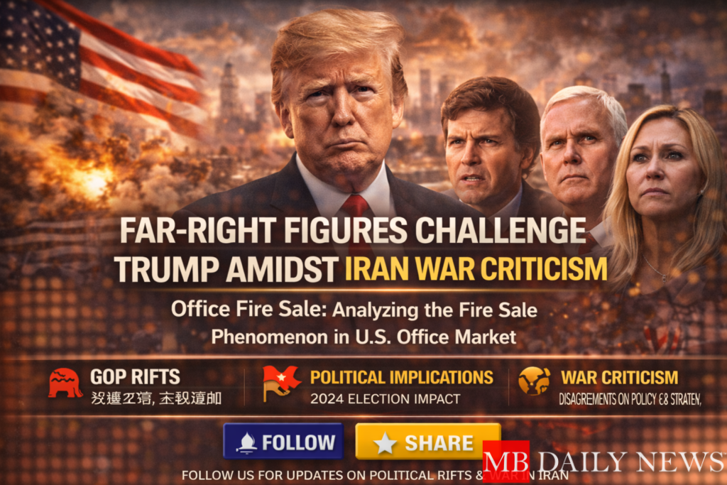 Far-Right Figures Challenge Trump Amidst Iran War Criticism